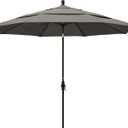 California Umbrella 11' Round Aluminum Market Umbrella (Taupe)