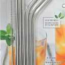 Stainless Steel Straws. Reusable 7ct.