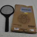 YISSVIC Electric Fly Swatter 4000V Bug Zapper Racket Dual Modes Mosquito Killer with Purple Mosquito Light Rechargeable for Indoor Home Office Backyard Patio Camping