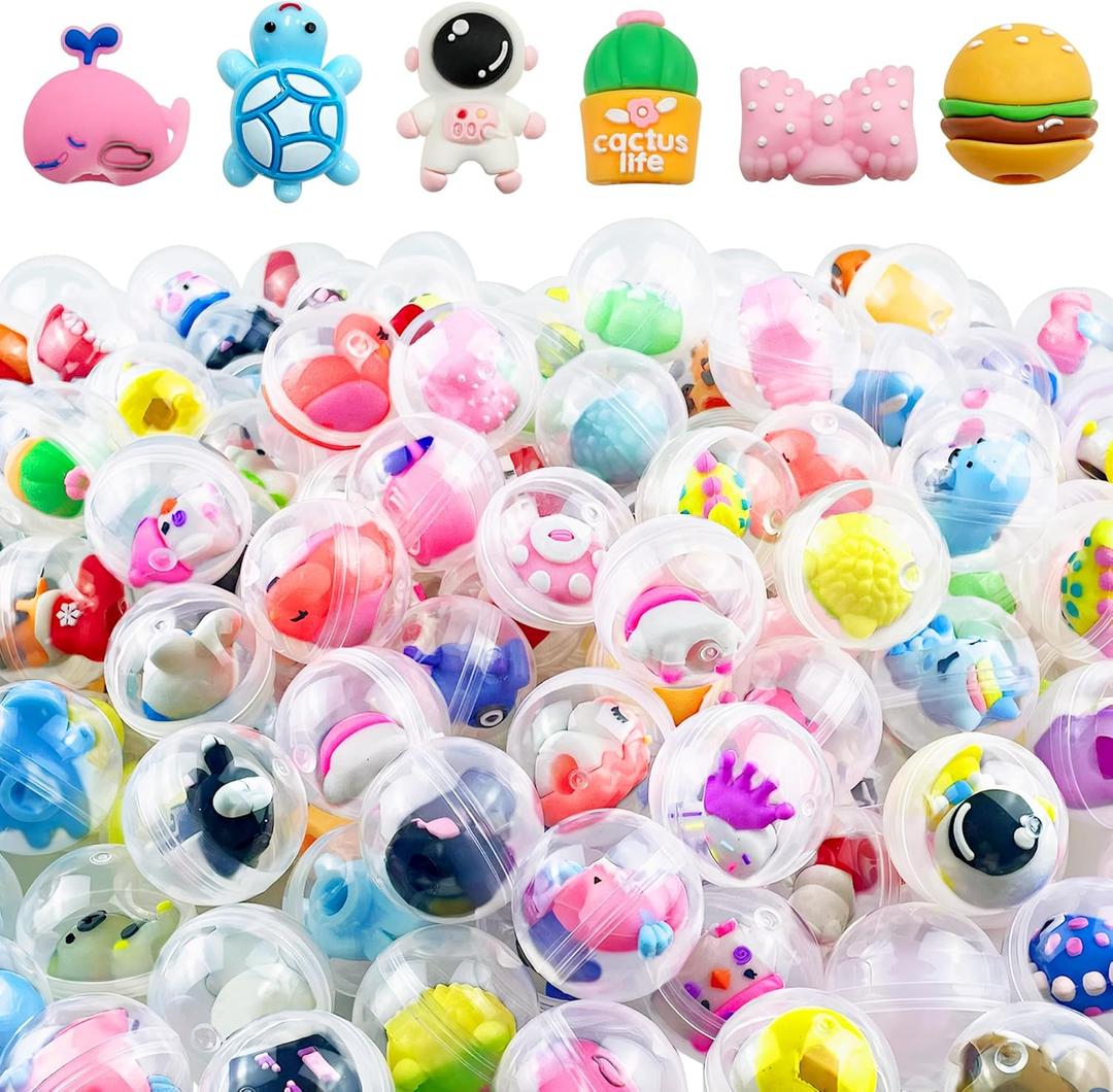 XIPEGPA 70 PCS Mini Cute Capsules Party Favor for Classroom Rewards Goodie Bag Treasure Box Gifts Birthday Party Favors
