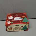 218 Pcs Christmas Stationery Set for Kids Includes Pencil sharpener Eraser Ruler Stamp Mini Notebook Treat Bags Stickers, Xmas Party Themed Classroom Gift Exchange School Games Prizes Carnival Events