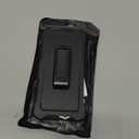 for iPhone 16 Pro Max Case with Belt Clip Holster, Anti-Shock, Anti-Slip, Compatible with MagSafe, 3-Layer Drop Protection, Heavy Duty Magnetic Phone Case Cover for16 Pro Max, 6.9", Black