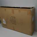 HollyHOME Cloud Coffee Table, Unique Design Accent Table for Living Room and Bedroom, Stylish and Functional Furniture Piece-Durable and Easy to Clean, Free Shape with 3 Legs, 33.9in, Dark Walnut