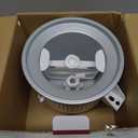 GuanQiao Ice Cream Maker Attachment: For KitchenAid Stand Mixer, Fits 4.5/5QT/6QT/7QT Models. 2 Quart Capacity, Makes Frozen Yogurt & Gelato