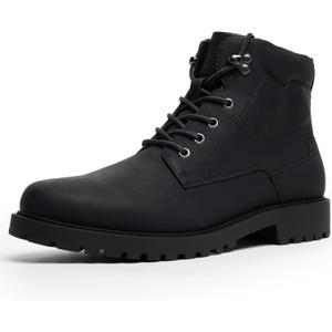 CGRRBW Men's Hiking Boots, Anti-Slip Outdoor Climbing Work Trekking Shoes for Men (10, Black)