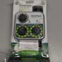 Raindrip R675CT Analog 3-Dial Water, Sprinkler Timer with Rain Delay for Drip Irrigation, Garden, Self-Watering