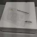 Bumusty Large Felt Bulletin Board, 48" x 36" Cork Board Alternative, 12-Pack Wall Tiles with 4-Compartment Design, 30 Push Pins, 70 Adhesive Tabs, Ideal for Office & Home Decor, Milky White