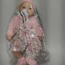 Lifelike Full Body Silicone Baby Doll 13inch Anatomically Correct Silicone Reborn Baby Girl Realistic Real Life Baby Doll for Toddlers