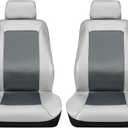 Pilot Automotive Slate Gray Seat Cover Pair with Microban