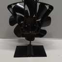 Tomersun Wood Stove Fan Heat Powered Stove Fan, Fireplace Fan for Wood Burning Stove/Pellet/Fireplace, with Thermometer (8 Blades)