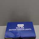 WdtPro Solar Lights Outdoor Flood Light, 3500LM Bright Motion Sensor Outdoor Lights, 3 Heads & Upgrade Glass Panel, LED Solar Powered Security Light Spotlights Waterproof for Outside Yard-2Pack