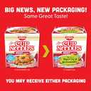Nissin Cup Noodles Soup, Beef Flavor, Microwaveable Paper Cups, Instant Ramen, 2.25 Ounce (Pack of 12) (EXP 02/11/27)