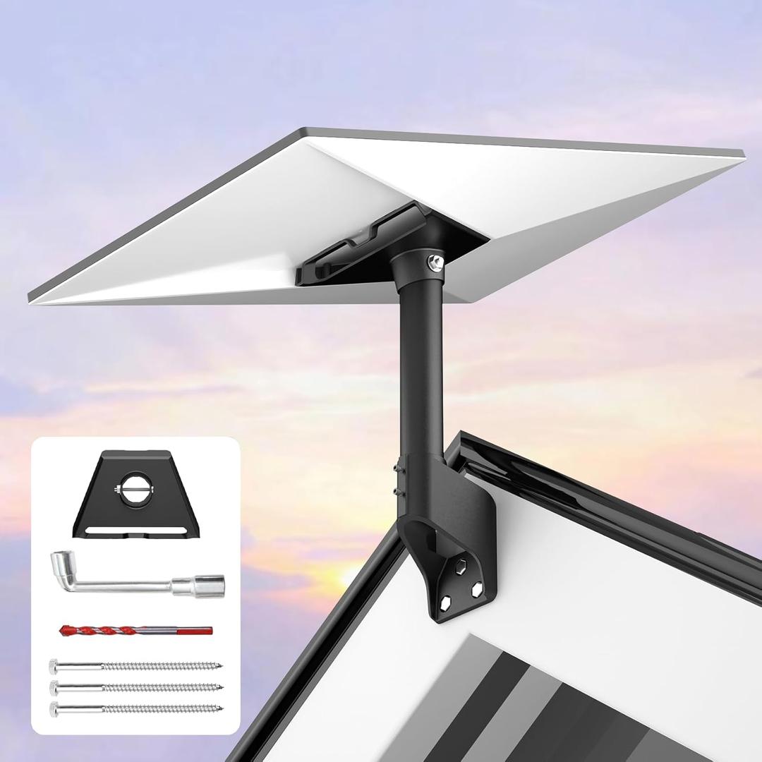 Gen 3 Mount for Starlink, 360 Rotatable Roof & Wall Mount Compatible with Starlink Standard 4/4X/V3