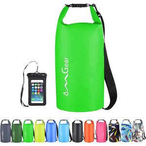 OMGear Waterproof Dry Bag Backpack Phone Pouch 40L/30L/20L/10L/5L Floating Dry Sack for Kayaking Boating Outdoors Activities