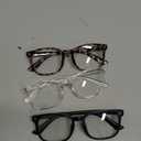 Gaoye Stylish Blue Light Glasses for Woman - Computer Glasses 99% Blue Light Blocking - Lightweight TR90 Frames - 3 pack