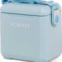 Igloo Powder Blue 11 Qt Tag-Along Too Strapped Picnic Style Cooler