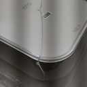 OGGI Acrylic Square Party Tub - Clear Beverage Cooler w/Handles, Wine Cooler, Beer Chiller, Ideal Party Tubs for Drinks, Use Ice Tub for Indoor or Outdoor Bars, 16.75" x 14"