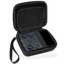 Hianjoo Hard Carrying Case Compatible with R36S/ RG353V/ RG35XX/ RG35XPlus/ RG353VS Handheld Console Portable Travel Storage Bag Holder Organizer, Black (Case Only)