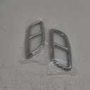 JWWY Stainless Steel Exhaust Muffler Tail Pipe Trim Cover for 2015-2022 Dodge Charger Exterior Accessories (Silver)