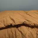 JOLLYVOGUE Queen Comforter Set, Ultra-Soft Bed in a Bag Queen Size 7 Pieces, Oeko-TEX Certified Bedding Set with Down Alternative Comforter, Sheets, Pillowcases & Shams, Burnt Orange