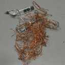 Fairy Lights,  Copper Wire Firecracker Firefly Lights Waterproof Cluster String Lights for Ceiling Bedroom Wreath Window Wedding Christmas Tree Decor, Warm White (No Remote)