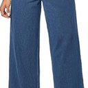 IUGA Wide Leg Jeans Woman High Waisted Pull On Baggy Jeans for Women Stretchy Trendy Womens Jean Straight Casual Denim Pants Size M