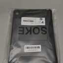 Soke Case for iPad 6th/5th Generation 9.7 Inch 2018/2017,with Built-in Screen Protector and Kickstand, Rugged Full-Body Heavy Duty Protective Cover for Apple iPad Air 2 /Pro 9.7 - Black