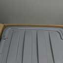 Amazon Basics Plastic Storage Containers with Secure Latching Lids, Stackable Organization Bins, Clear/Grey, 19 Quart, Set of 6