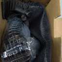 Greatever Snorkel Set Pano 3 Window Snorkel Mask Adult, Panoramic Wide View, Anti-Fog Scuba Diving Mask, Anti-Leak Snorkel Goggles Dry Top Snorkel, Professional Snorkeling Gear for Adults (Black Silver)