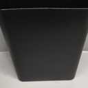 4.2 Gallon Plastic Can with Swing Lid, Swing Top Garbage Can, Black