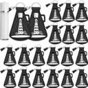 Swiffen 20 Pcs Cheer Gifts Bulk Cheerleader Team Gift Lip Balm Holder with Tassel Keychains Set for Team Cheer Party Favors (White)