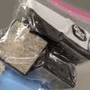 16 Pcs Square Chair Leg Protectors - Protects Wood & Hardwood Floors (Fit: 2" - 2 1/4" Black) (XX-Large)