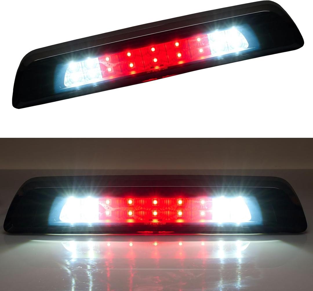Third 3rd Brake Light LED for 2007-2020 Toyota Tundra, High Mount Rear Brake Lights Assembly for 07-20 Tundra, Waterproof Center Cab Cargo Lamp Stop Light