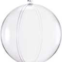 uxcell 12pcs 2-inch(50mm) Clear Plastic Ornaments Ball