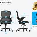 TRALT Office Chair - Ergonomic Office Chair with Back Support, Home Office Desk Chairs, 330lbs Wide Seat Big and Tall Office Chairs, Comfy Desk Chair for Work, Study, Office, Gaming (Black)