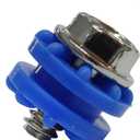 Akust Rubber Anti-Vibration Grommet Ring with #6-32 Screw (16PCS, Blue)