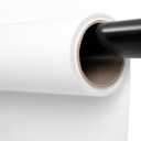 Kate Seamless Paper Backdrop White Paper Backdrop for Photoshoot (86''x32.8' Arctic White)