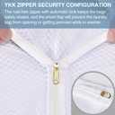 4 pcs Durable Honeycomb Mesh Laundry Bags for Delicates 16" x 19" (2 Large) 12" x 15" (2 Medium)