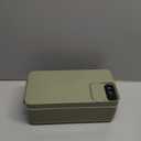 Suteng Cordless Electric Lunch Box, Cordless Food Warmer, Battery Powered Heated Lunch Box, 1L 304 Stainless Steel Container, Warming Time Selectable, HD Display (Green)