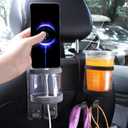 Amelity Multifunctional Car Cup Holder Hook - Seat Back Water Cup Hook (Black)