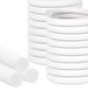 MYFAMIREA 20FT Backer Rod 1 Inch EPDM Rubber Caulk Saver Weather Strip Seal Concrete Expansion Joint Filler for Gaps and Joints, White