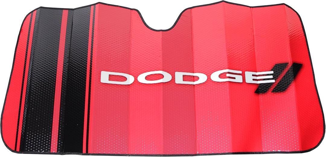 Plasticolor 003705R01 Dodge Red Windshield Sunshade