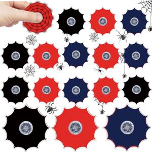 YHJIG 24pcs Party Favors Web Fidget Spinners Bulk, Mini Fidget Toys for Kids Birthday Gifts School Prizes Carnival Goody Bag Stuffers Goodie Bag Stuffers Birthday Party Favors