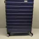 Luggage Sets - Suitcases with Wheels, 3 Piece Luggage Set ABS - Large Suitcase, Medium Suitcase, and Carry-On, Hardshell, TSA Lock (Blue), 1piece Set (28 Inch)