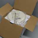 INFOOD 0.8L Gooseneck Electric Kettle, Precise Temperature Control for Pour Over Coffee & Tea, 1200W Fast Boiling Water, Auto Shut Off, Scheduling, Stainless Steel, Floral Painted Design