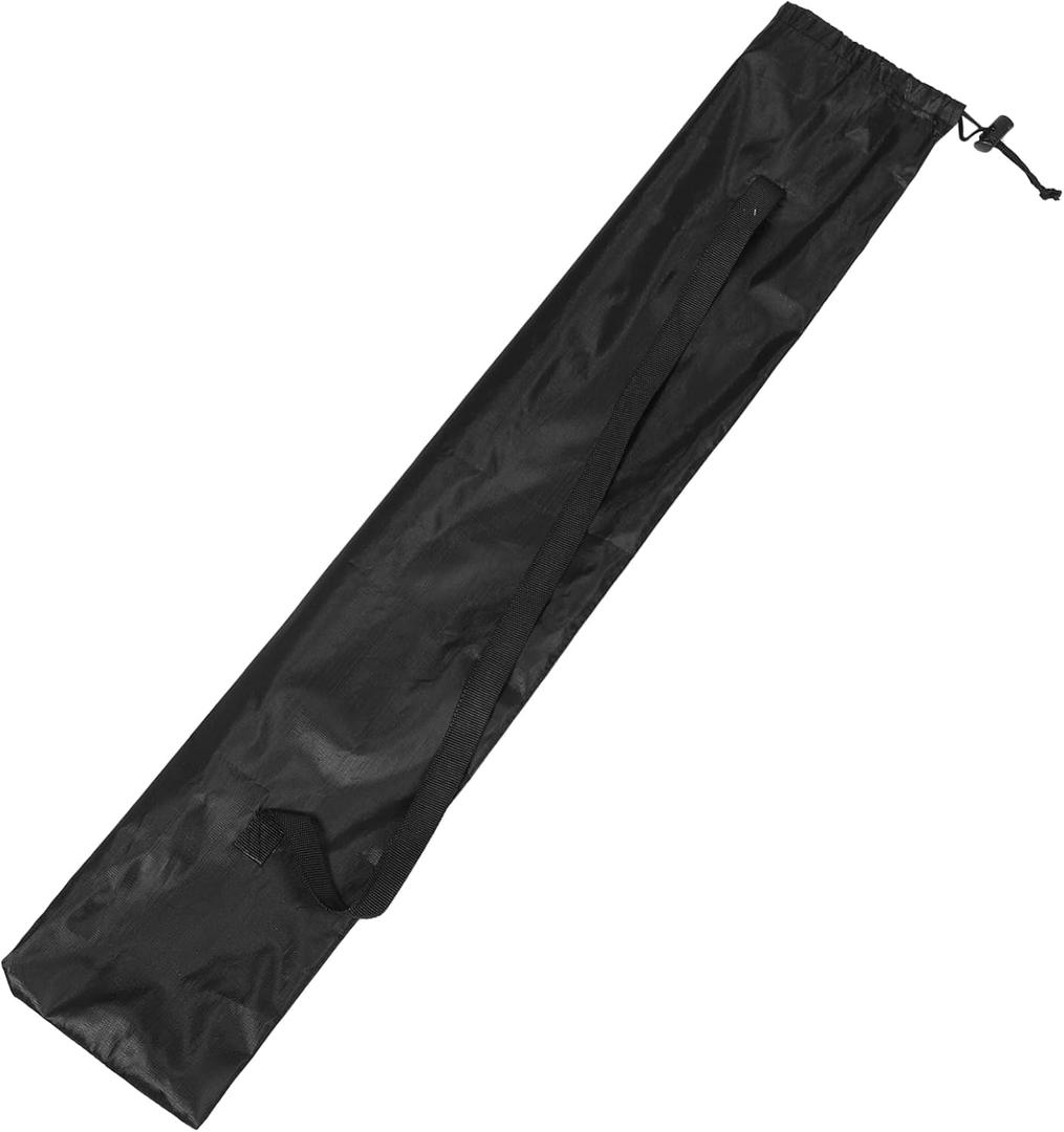 balacoo Lightweight Nylon Hiking Pole Storage Bag Black Trekking Bag for Walking Stick Organizer Durable and Spacious Design for Camping Gear Easy Access Travel Case for Outdoor