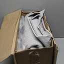 GarveeHome 5x7 Washable Low Pile Area Rugs for Living Room Vintage Border Stain Resistant Boho Dining Room Carpet with Rubber Backing Non Shedding Indoor Rug for Bedroom Kitchen Home Decor, Grey