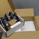 Asidrama 4 Pack Passage Matte Black Door Handles, Door Lever with Door Knobs Indoor for Bedroom or Bathroom, Matte Black Door Handles Interior with Locks for Left Right Sided Doors