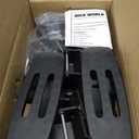 135LB Kayak Saddle, Aluminum Rustless Kayak Roof Rack with 1.5" Width Tie Down Straps for Carrier Canoe Boat Paddle Board Surfboard, to Mount on Car SUV Truck Crossbar