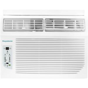 Keystone 12,000 BTU Window Air Conditioner with 11,000 BTU Supplemental Heating and Dehumidification, 230V, Window AC Unit for Living Room, Apartment, Medium Sized Rooms up to 550 Sq.Ft. (Bright White)